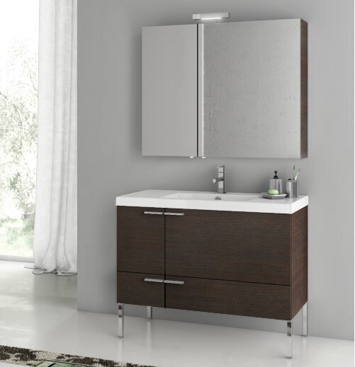 Ivy Bronx Ensemble De Meuble Lavabo De Salle De Bain Simple Po